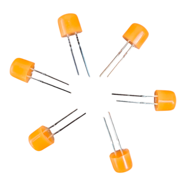 6.8 MM DIFFUSED LED ORANGE PACK OF 500 PCS
